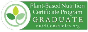 Catherine Higgemeier, author of The Plant to Plate Cookbook - Plant Based Nutrition Certification Graduate